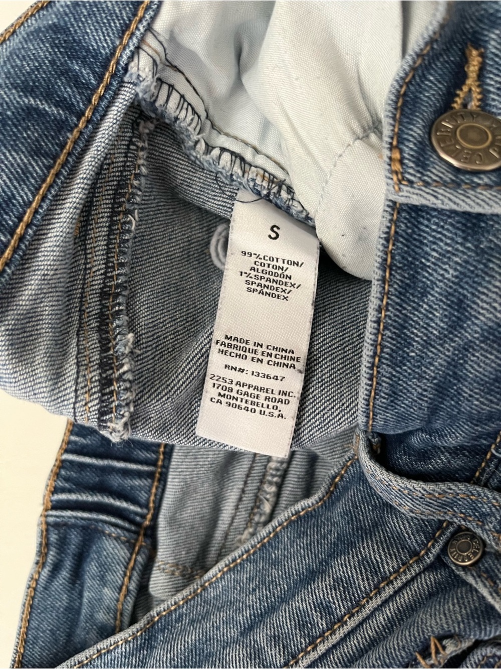Celebrity Pink | Vintage Wash Blue Jeans - Picture 6 of 10